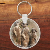 Meerkat Family Sleutelhanger (Voorkant)