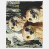 MEERKAT FLEECE DEKEN (Voorkant)