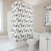 Meerkat Frenzy Shower Curtain (kies kleur) Douchegordijn (In situ)