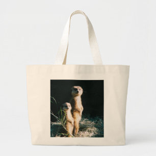 Meerkat Friends Bag Grote Tote Bag