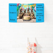 Meerkat Gelukkige Verjaardag, Muurbanner Spandoek (Insitu)