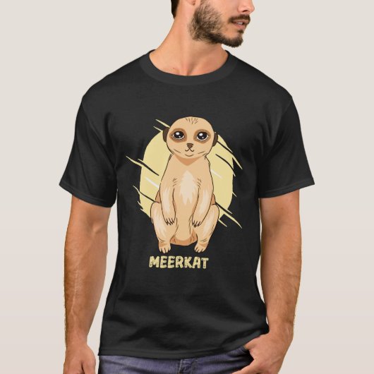 Meerkat Geweldige Meerkat voor Meerkat Lovers T-shirt (Voorkant)