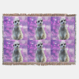 Meerkat,_Glitter_Ball,_Throw_Blanket Deken