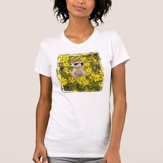 MEERKAT HIDING IN DE STROMEN T-SHIRT (Voorkant)