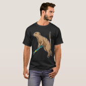 Meerkat Hockey Hockey stick T-shirt (Voorkant volledig)