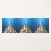 Meerkat in de zon yogamat (Voorkant (horizontaal))