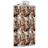 Meerkat in driehoeken, heupkolf heupfles (Rechts)