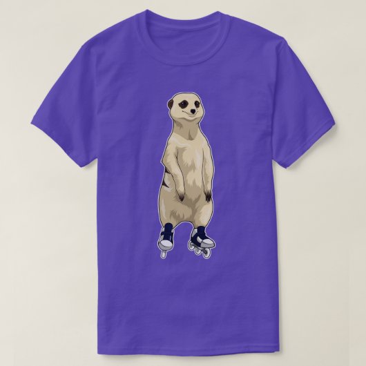 Meerkat Inline skating Roller schaatsen T-shirt (Design voorkant)