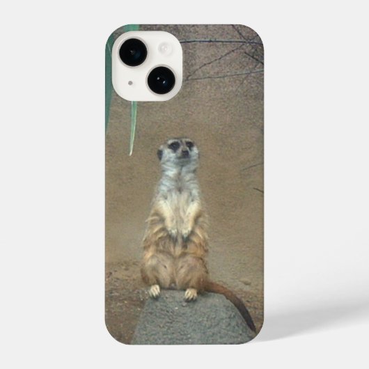 Meerkat iPhone Case Hoesje (Achterkant)