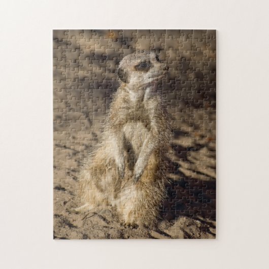 Meerkat Jigzaagpuzzle Legpuzzel (Verticaal)