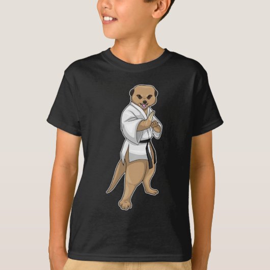 Meerkat Karate Martial arts T-shirt (Voorkant)
