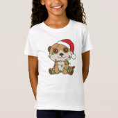 Meerkat Kerst Winter Dieren Vakantie Meerkats T-shirt (Voorkant)