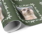 Meerkat Kerstmis Sneeuwvlok Cadeaupapier (Rol Hoek)
