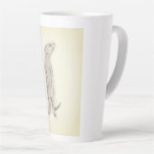 Meerkat, koffie mok, thee, latte, thuis, keuken latte mok (Rechterhoek)