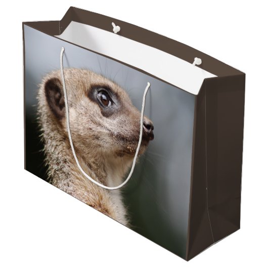 Meerkat Large Cadeautasje (Achterkant Gekanteld)