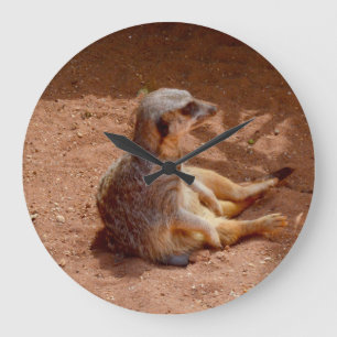 Meerkat Lazy Days Grote Klok