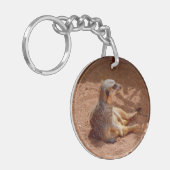 Meerkat Lazy Days Sleutelhanger (Voorkant Links)