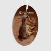 Meerkat Lazy Dayz Ornament (voorkant)