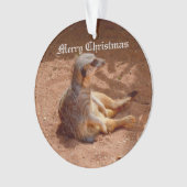 Meerkat Lazy Dayz Ornament (voorkant)
