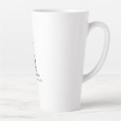 Meerkat leuk grappig latte mok (Rechts)