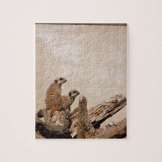 Meerkat Lookout Legpuzzel (Verticaal)