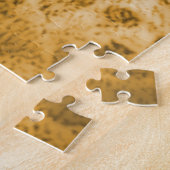 Meerkat Love Wildlife Cute Glitch Art Typography Legpuzzel (Zijkant)