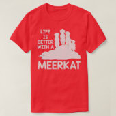 Meerkat Lover Gift Zoo Animals Meerkat T-shirt (Design voorkant)