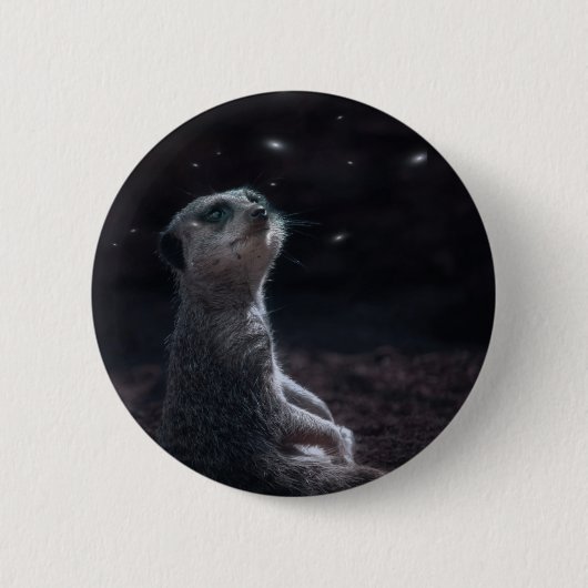 Meerkat magie ronde button 5,7 cm (Voorkant)