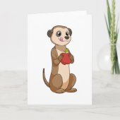 Meerkat met Apple Kaart (Voorkant)