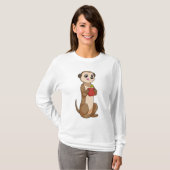 Meerkat met Apple T-shirt (Voorkant volledig)