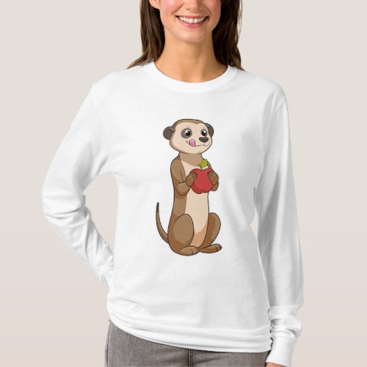 Meerkat met Apple T-shirt (Voorkant)