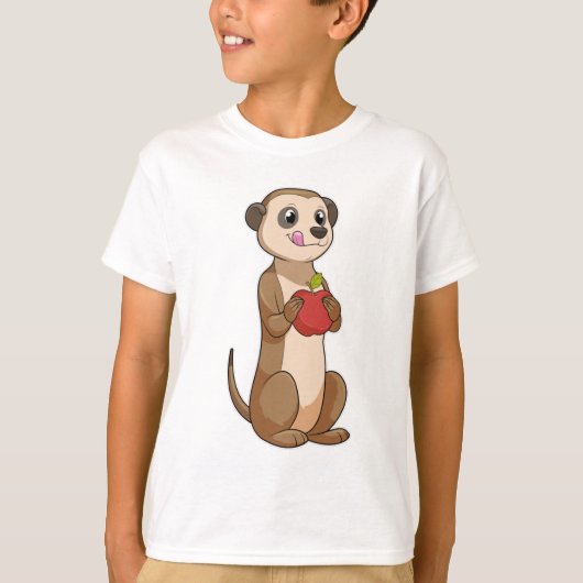 Meerkat met Apple T-shirt (Voorkant)