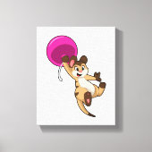 Meerkat met ballon canvas afdruk (Voorkant)