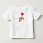 Meerkat met ballon kinder shirts (Voorkant)