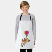 Meerkat met ballon schort (Gedragen)