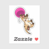 Meerkat met ballon sticker (Vel)