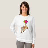 Meerkat met ballon t-shirt (Voorkant volledig)