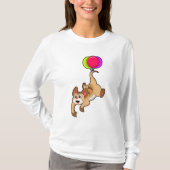 Meerkat met ballon t-shirt (Voorkant)