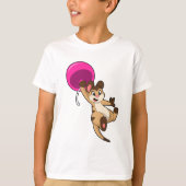 Meerkat met ballon t-shirt (Voorkant)
