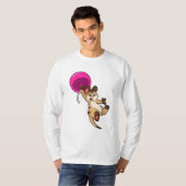 Meerkat met ballon t-shirt (Voorkant volledig)