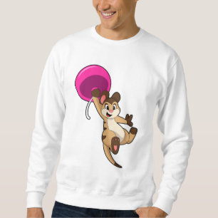 Meerkat met ballon trui
