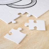 Meerkat met beker koffie legpuzzel (Zijkant)