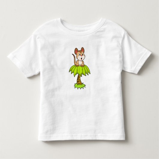 Meerkat met boom kinder shirts (Voorkant)