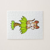 Meerkat met boom legpuzzel (Horizontaal)