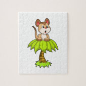 Meerkat met boom legpuzzel (Verticaal)