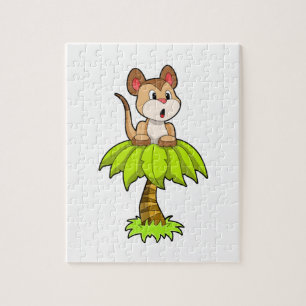 Meerkat met boom legpuzzel