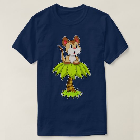 Meerkat met boom t-shirt (Design voorkant)
