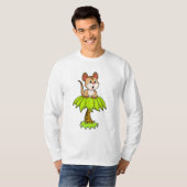 Meerkat met boom t-shirt (Voorkant volledig)