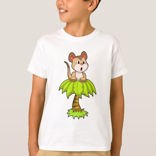 Meerkat met boom t-shirt (Voorkant)