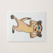 Meerkat met bril legpuzzel (Horizontaal)